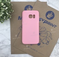 Чохол силіконовий для Samsung S6 EDGE рожевий (5030) - фото 1 Чохол силіконовий для Samsung S6 EDGE рожевий (5030) - фото 1 - Чохли для УФ друку