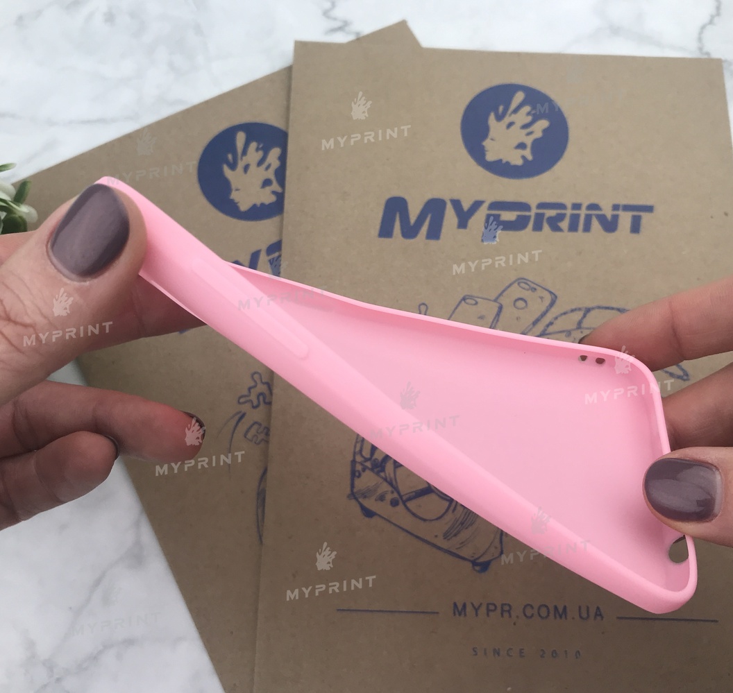 Чохол силіконовий для Samsung S6 EDGE рожевий (5030) - фото 3 Чохол силіконовий для Samsung S6 EDGE рожевий (5030) - фото 3 - Чохли для УФ друку