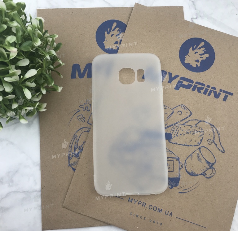 Чохол силіконовий для Samsung S7 білий (5046) 
