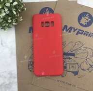 Silicone cover for Samsung S8 red (5057) - фото 1 Silicone cover for Samsung S8 red (5057) - фото 1 - Covers for UV printing