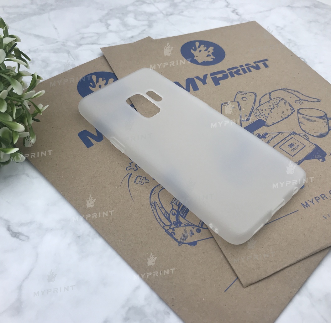 Чохол силіконовий для Samsung S9 білий (5066) - фото 2 - Чохли для УФ друку