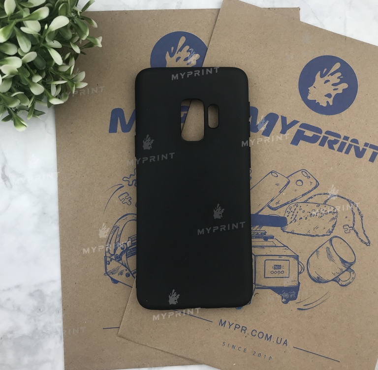 Чохол силіконовий для Samsung S9 чорний (5067) 