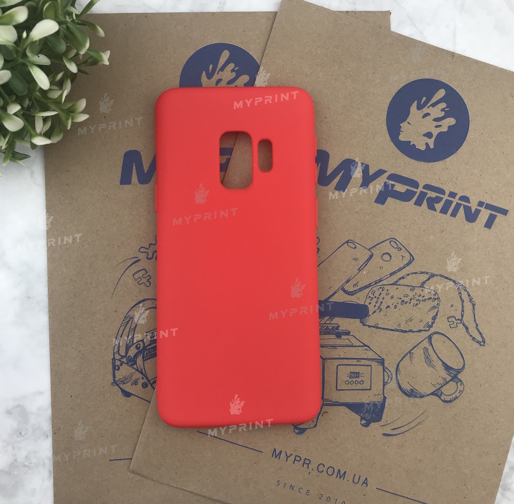 Чохол силіконовий для Samsung S9 червоний (5069) - фото 1 Чохол силіконовий для Samsung S9 червоний (5069) - фото 1 - Чохли для УФ друку