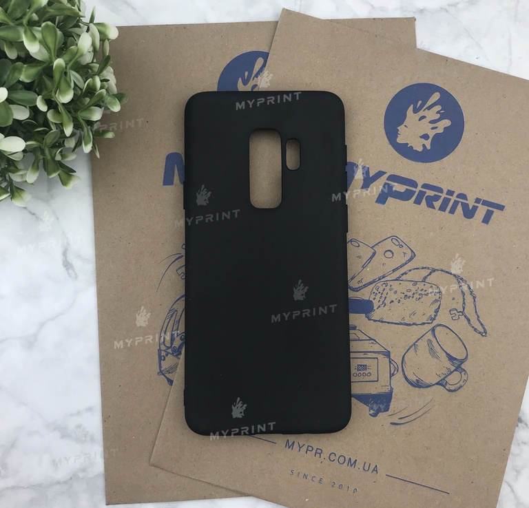 Чохол силіконовий для Samsung S9 Plus чорний (5061) 