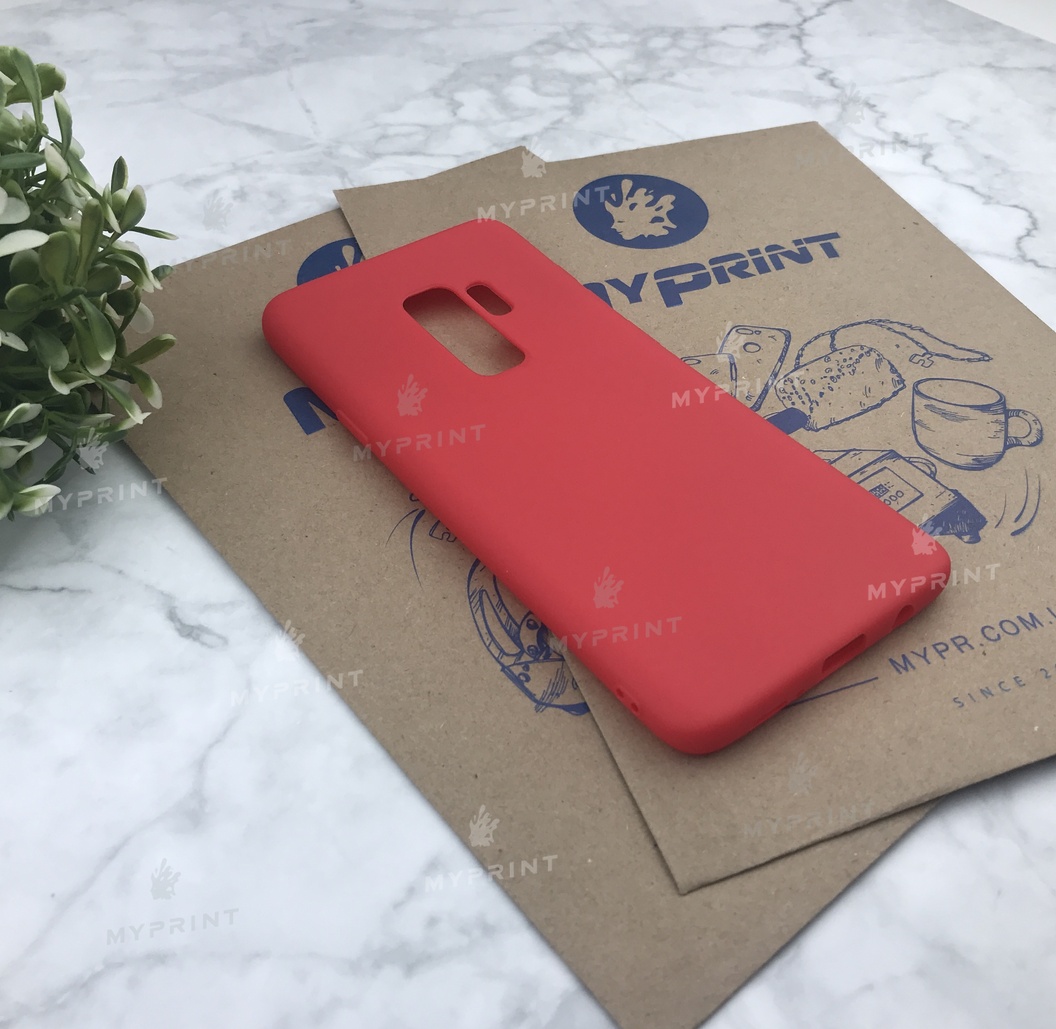 Чохол силіконовий для Samsung S9 Plus червоний (5063) - фото 2 Чохол силіконовий для Samsung S9 Plus червоний (5063) - фото 2 - Чохли для УФ друку