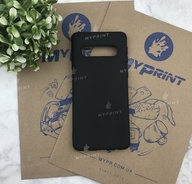 Чохол силіконовий для Samsung S10 чорний (5011) - фото 1 Чохол силіконовий для Samsung S10 чорний (5011) - фото 1 - Чохли для УФ друку