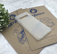 Чохол силіконовий для Samsung S10 білий (5010) - фото 2 - Чохли для УФ друку