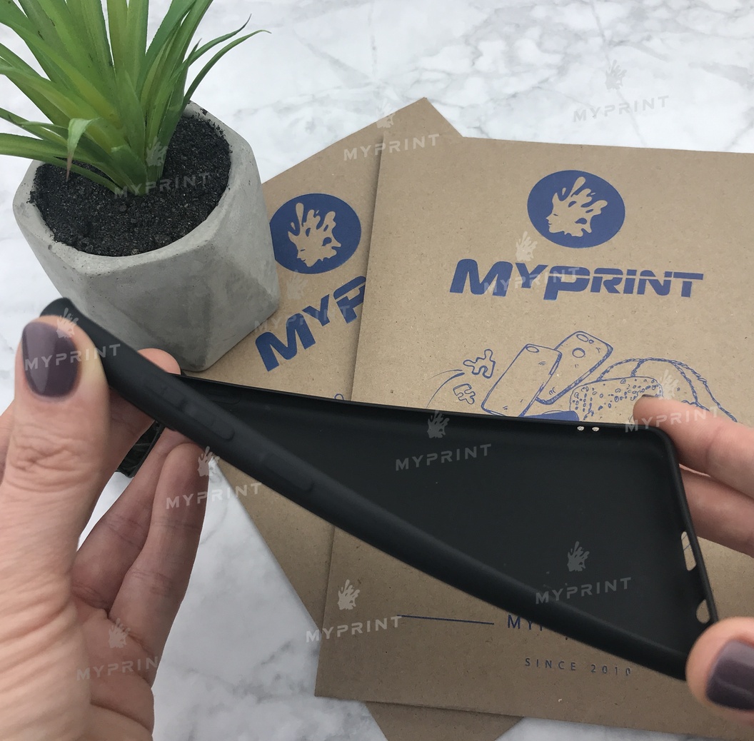 Чохол силіконовий для Samsung S10 Plus чорний (5017) - фото 3 - Чохли для УФ друку