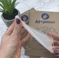 Чохол силіконовий для Samsung S10 Plus білий (5016) - фото 3 - Чохли для УФ друку