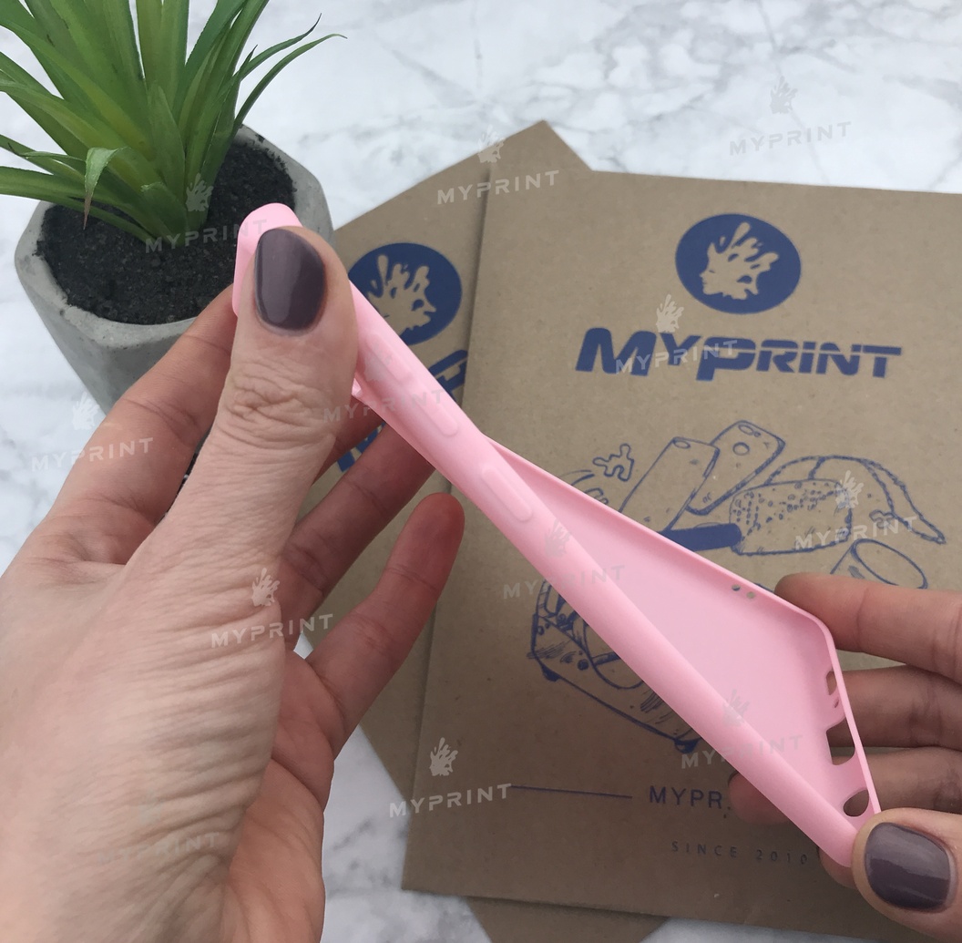 Чохол силіконовий для Samsung S10 Plus рожевий (5018) - фото 3 Чохол силіконовий для Samsung S10 Plus рожевий (5018) - фото 3 - Чохли для УФ друку