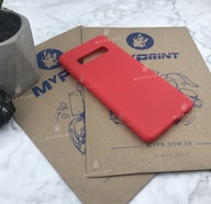 Silicone cover for Samsung S10 Plus red (5019) - фото 2 Silicone cover for Samsung S10 Plus red (5019) - фото 2 - Covers for UV printing