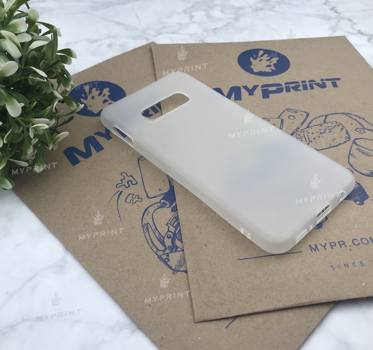 Чохол силіконовий для Samsung S10e білий (5022) 