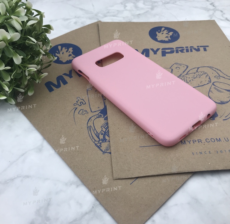 Чохол силіконовий для Samsung S10e рожевий (5024) 