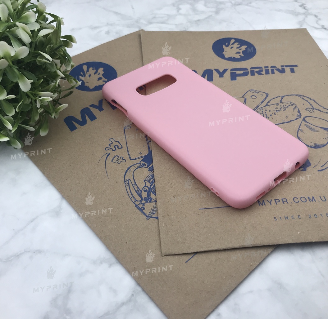 Чохол силіконовий для Samsung S10e рожевий (5024) - фото 2 Чохол силіконовий для Samsung S10e рожевий (5024) - фото 2 - Чохли для УФ друку