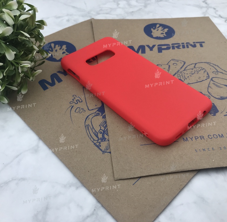 Silicone cover for Samsung S10e red (5025) 