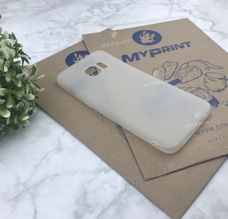 Чохол силіконовий для Samsung S7 EDGE білий (5040) 