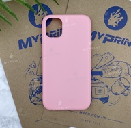 Silicone cover for iPhone 11 Pro pink (5723) - фото 1 Silicone cover for iPhone 11 Pro pink (5723) - фото 1 - Covers for UV printing