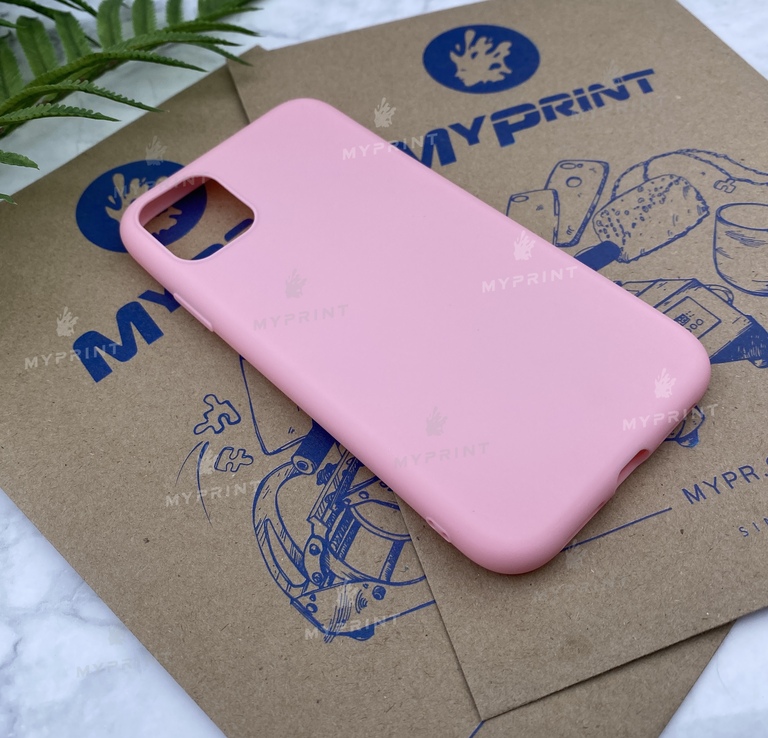 Silicone cover for iPhone 11 Pro pink (5723)  Silicone cover for iPhone 11 Pro pink (5723)