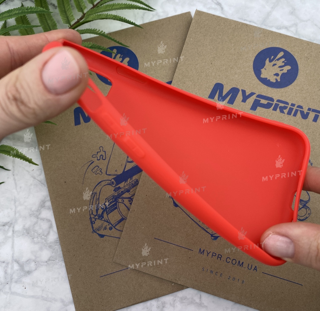 Чохол силіконовий для iPhone 11 червоний (5718) - фото 3 Чохол силіконовий для iPhone 11 червоний (5718) - фото 3 - Чохли для УФ друку
