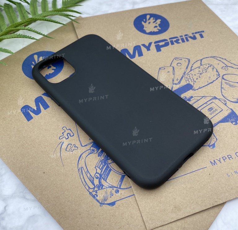 Чохол силіконовий для iPhone 11 чорний (5717)  Чохол силіконовий для iPhone 11 чорний (5717)