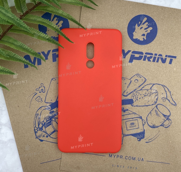 Чохол силіконовий для Meizu 16X червоний (5736) 
