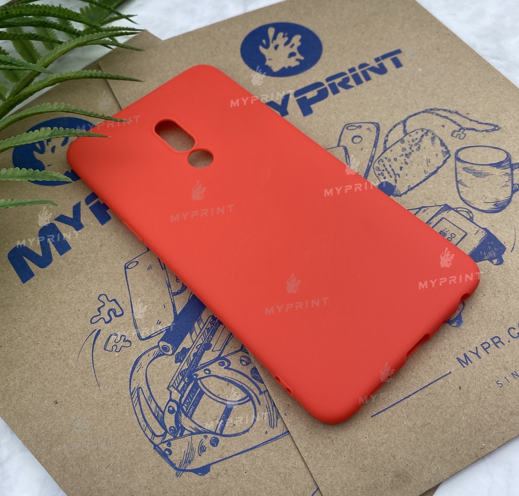 Чохол силіконовий для Meizu 16X червоний (5736) - фото 2 - Чохли для УФ друку