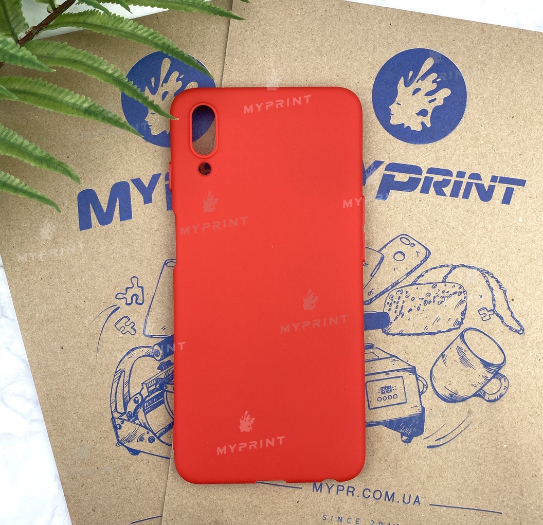 Чохол силіконовий для Meizu E3 червоний (5737) - фото 1 - Чохли для УФ друку