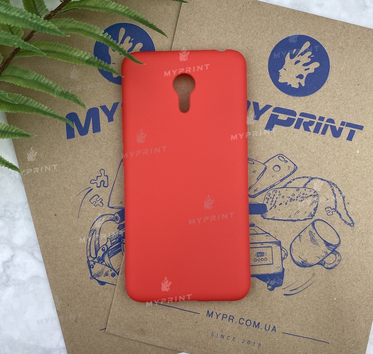 Чохол силіконовий для Meizu M3 Note червоний (5739) 