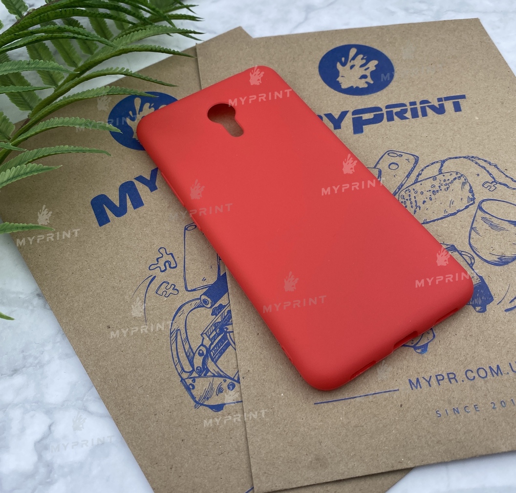 Чохол силіконовий для Meizu M3 Note червоний (5739) - фото 2 - Чохли для УФ друку