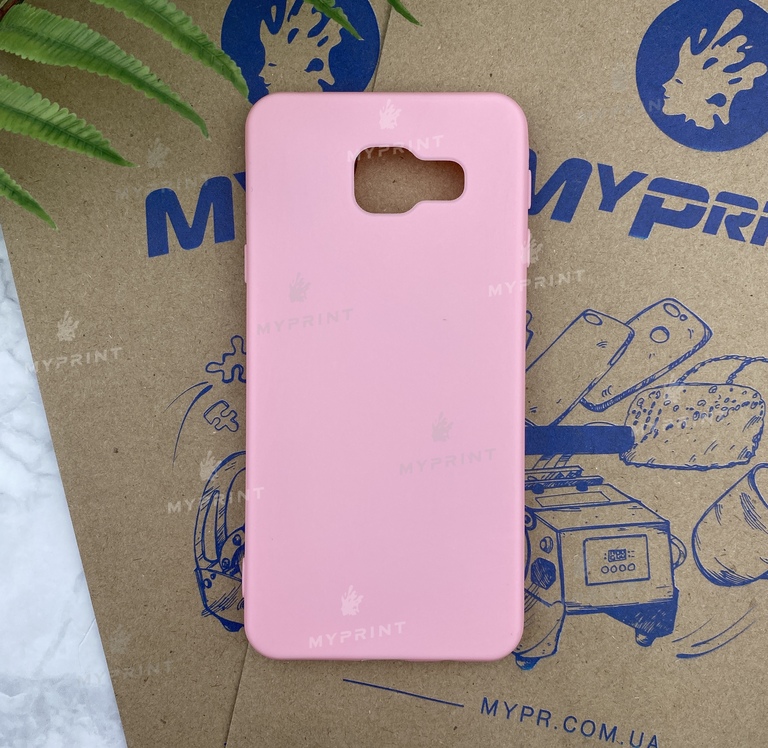 Чохол силіконовий для Samsung A310 рожевий (5747) 