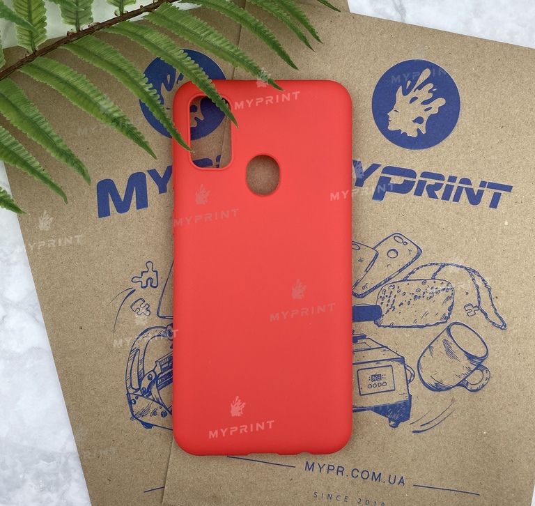 Чохол силіконовий для Samsung M30s / M21 червоний (5748) 