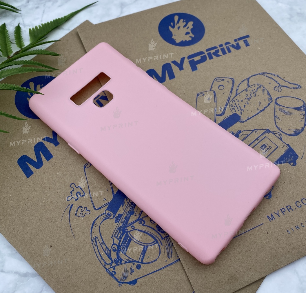 Чохол силіконовий для Samsung Note 9 рожевий (5761) - фото 2 Чохол силіконовий для Samsung Note 9 рожевий (5761) - фото 2 - Чохли для УФ друку