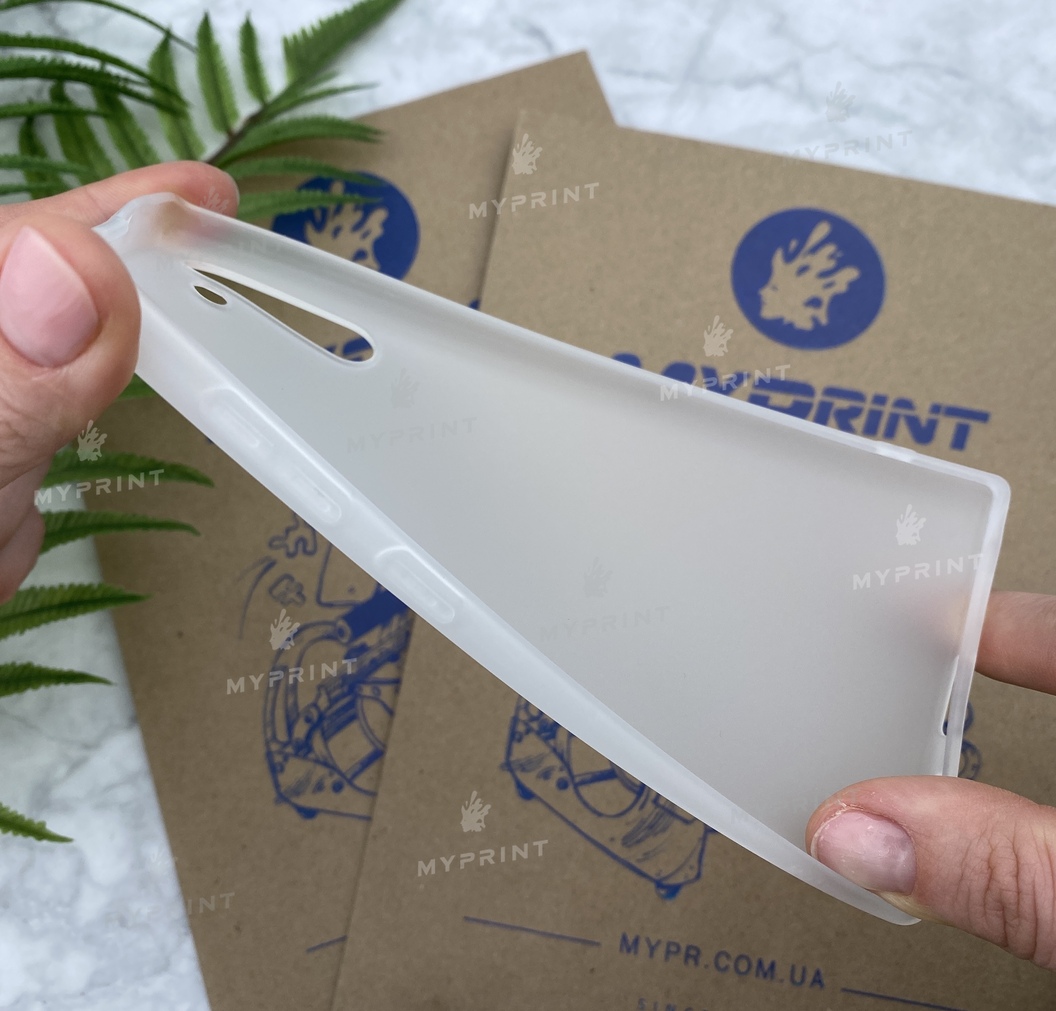 Чохол силіконовий для Samsung Note 10 білий (5751) - фото 3 Чохол силіконовий для Samsung Note 10 білий (5751) - фото 3 - Чохли для УФ друку