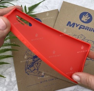 Чохол силіконовий для Samsung Note 10 Plus червоний (5756) - фото 3 Чохол силіконовий для Samsung Note 10 Plus червоний (5756) - фото 3 - Чохли для УФ друку