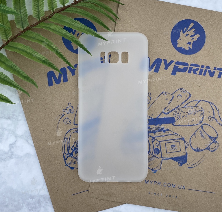 Чохол силіконовий для Samsung S8 PLUS білий (5763) 