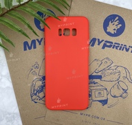 Чохол силіконовий для Samsung S8 PLUS червоний (5764) - фото 1 - Чохли для УФ друку