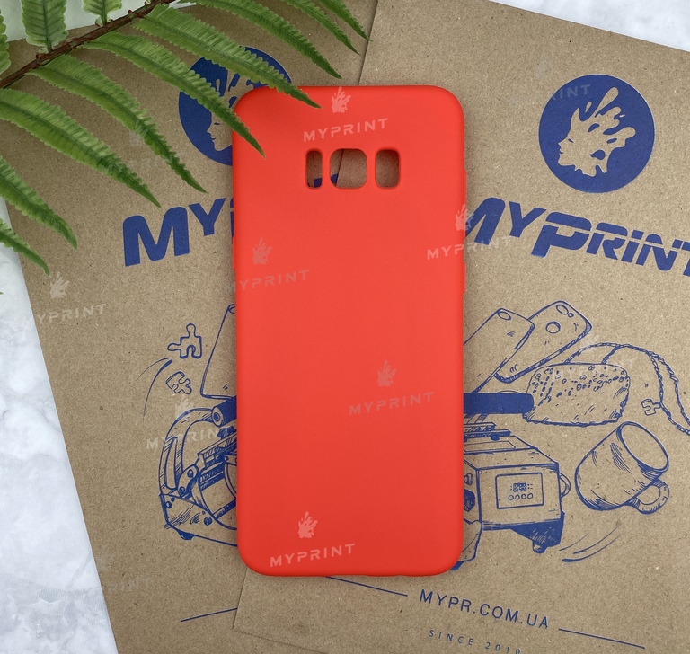 Чохол силіконовий для Samsung S8 PLUS червоний (5764) 