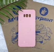 Чохол силіконовий для Samsung S8 PLUS рожевий (5765) - фото 1 - Чохли для УФ друку