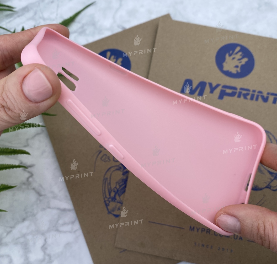 Чохол силіконовий для Samsung S8 PLUS рожевий (5765) - фото 3 - Чохли для УФ друку