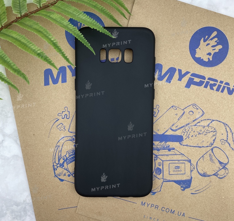 Чохол силіконовий для Samsung S8 PLUS чорний (5766) 