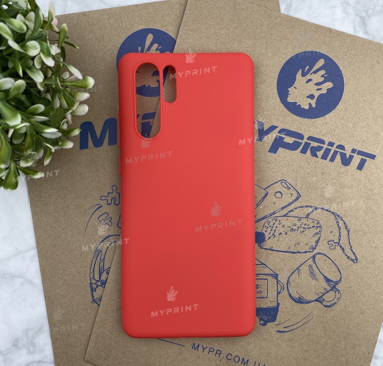 Чохол силіконовий для Huawei P30 Pro червоний (5472) 