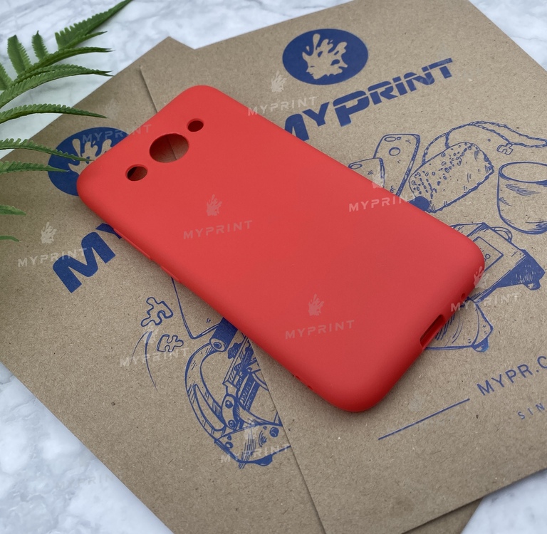 Чехол силиконовый для Huawei Y3 (2017)  красный (5701)  Чехол силиконовый для Huawei Y3 (2017)  красный (5701)