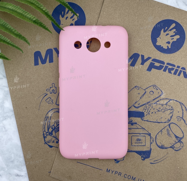 Чохол силіконовий для Huawei Y3 (2017) рожевий (5702) 