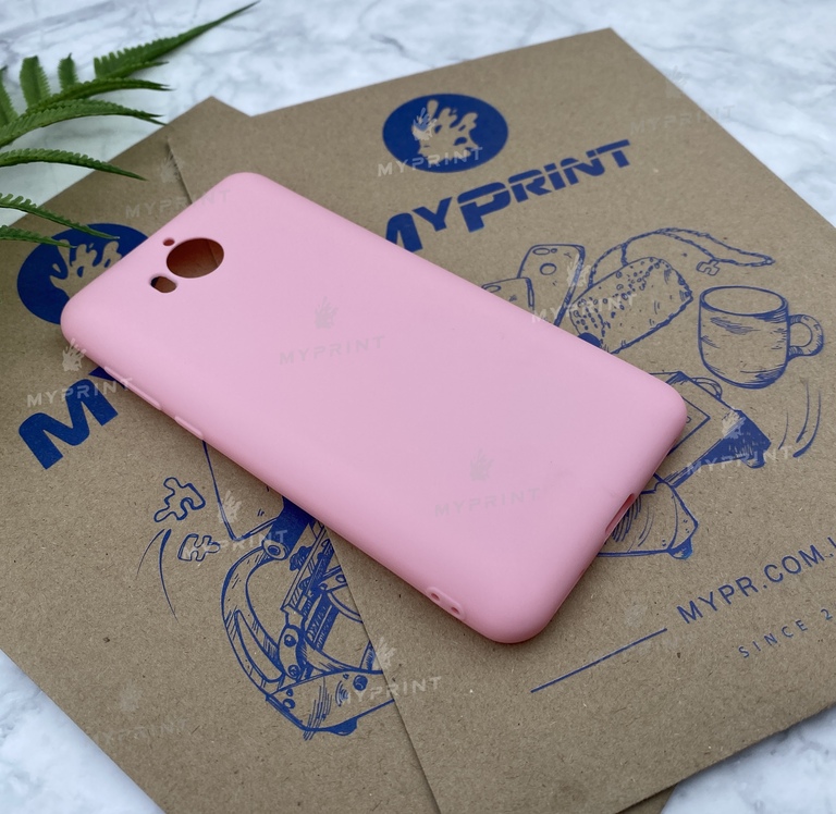 Чохол силіконовий для Huawei Y5 (2017) рожевий (5705)  Чохол силіконовий для Huawei Y5 (2017) рожевий (5705)