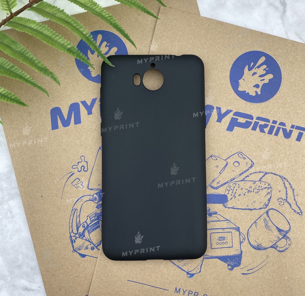 Чохол силіконовий для Huawei Y5 (2017) чорний (5706) - фото 1 - Чохли для УФ друку