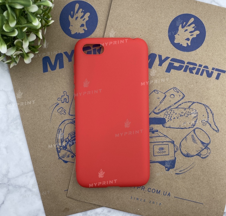 Чохол силіконовий для Huawei Y5 (2018) червоний (4641)  Чохол силіконовий для Huawei Y5 (2018) червоний (4641)