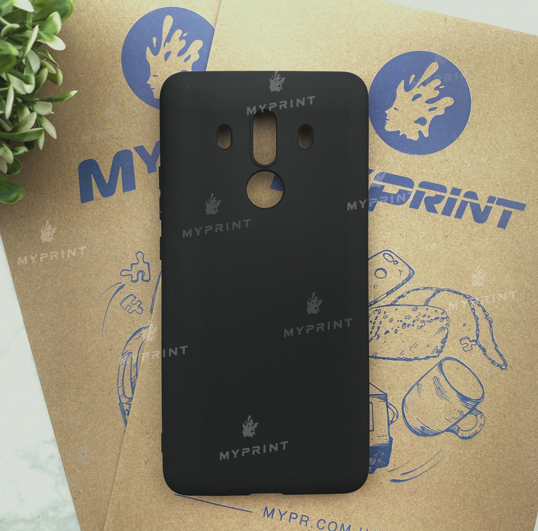 Silicone case for Huawei Mate 10 Pro black (4523) 