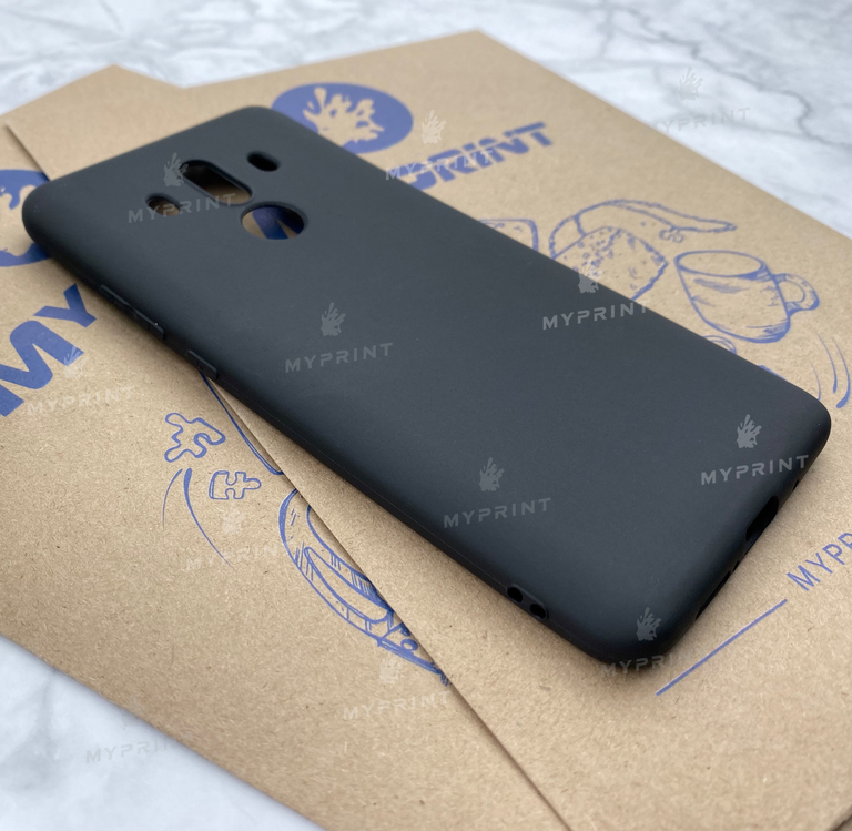 Silicone case for Huawei Mate 10 Pro black (4523) 