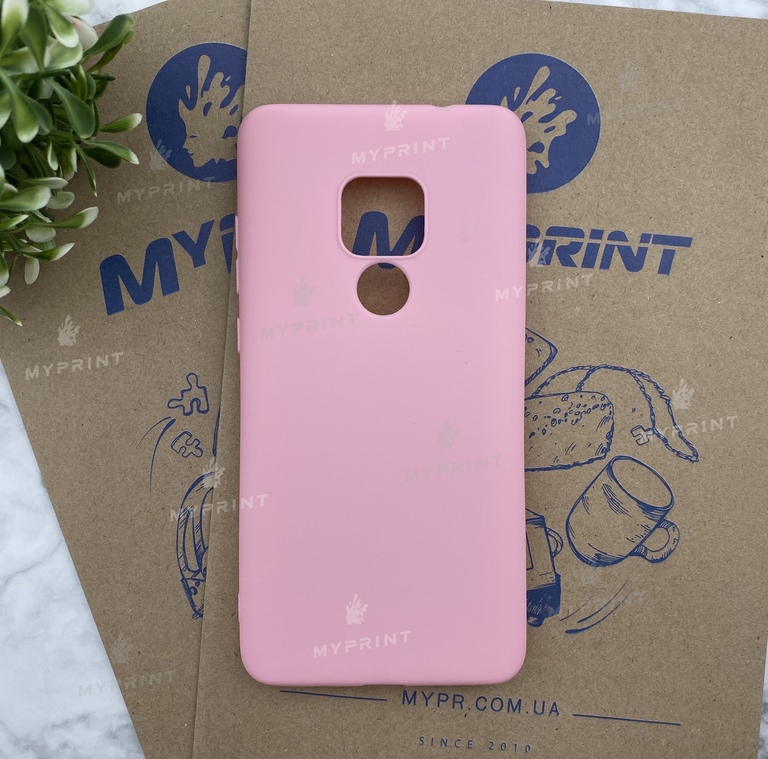 Чохол силіконовий для Huawei Mate 20 рожевий (4542) 