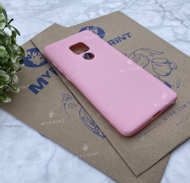 Чохол силіконовий для Huawei Mate 20 рожевий (4542) 